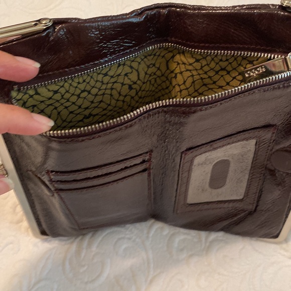 Hobo Lauren Patent Leather burgundy wallet. Like new! - Picture 5 of 6